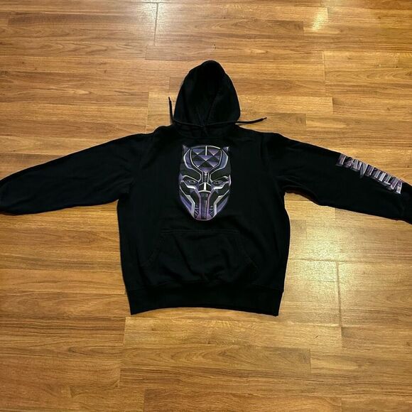 Marvel Studios Black Panther Hoodie Sweatshirt | Adult Size Medium - Picture 2 of 10